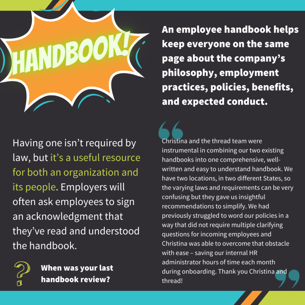 Employee handbook